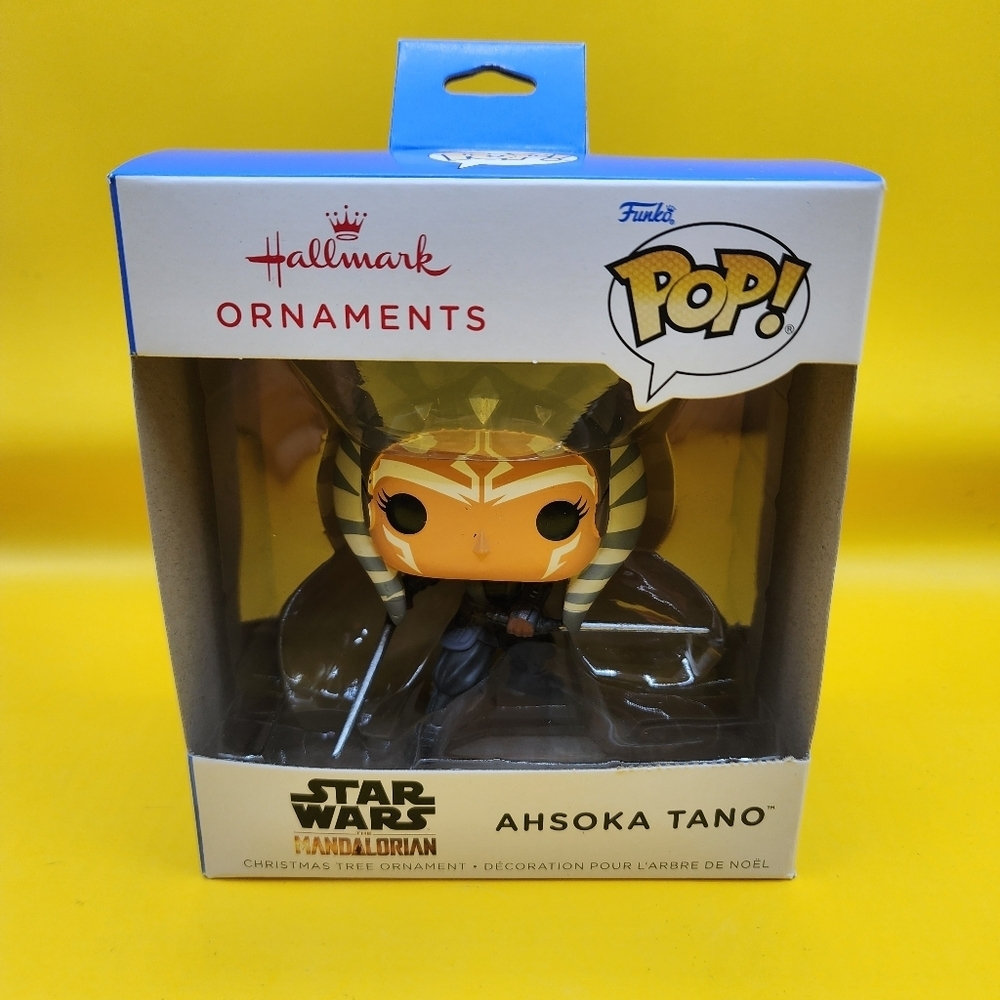 Hallmark Star Wars Ahsoka Tano Funko Pop Christmas Tree Ornament - New